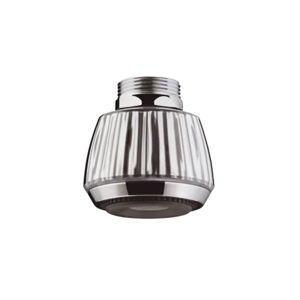 Brausekopf mit Innengewinde, verstellbar, aus chromfarbenem Material. Produkt von Hansgrohe, geeignet für die Montage an einem Duschschlauch.